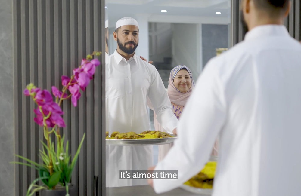 Locally resonant stories - Male Qatari protagonist cooking
